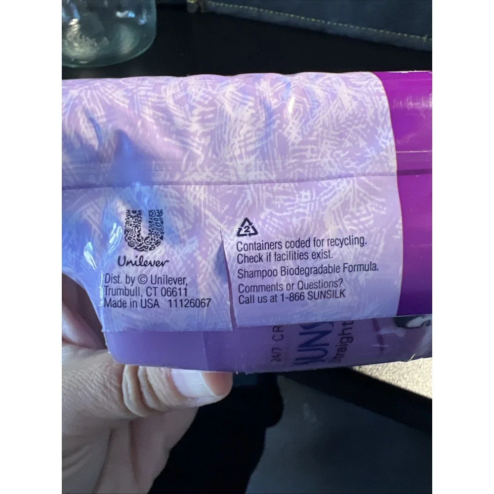 Sunsilk Straighten-up Conditioner‎ With 2oz Shampoo & 24/7 Creme